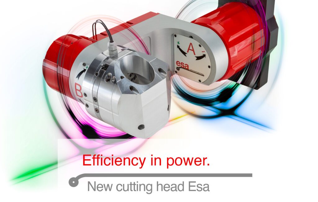 New cutting head Esa. Efficiency in power.