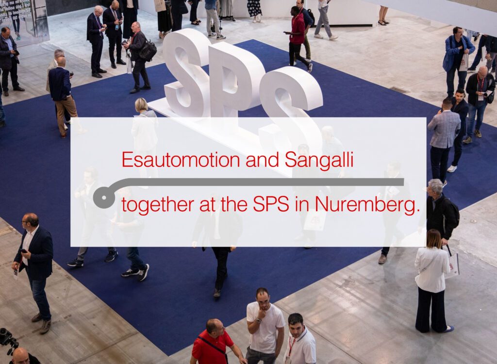 Esautomotion and Sangalli together at the SPS 2024 in Nuremberg.