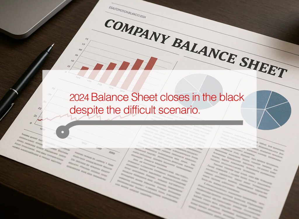 The Ordinary Shareholders' Meeting approved on 18 April 2025 the 2024 Financial Statements of Esautomotion S.p.a., which closed with a financial year profit of Euro 1,209,893 entirely allocated to the Extraordinary Reserve.