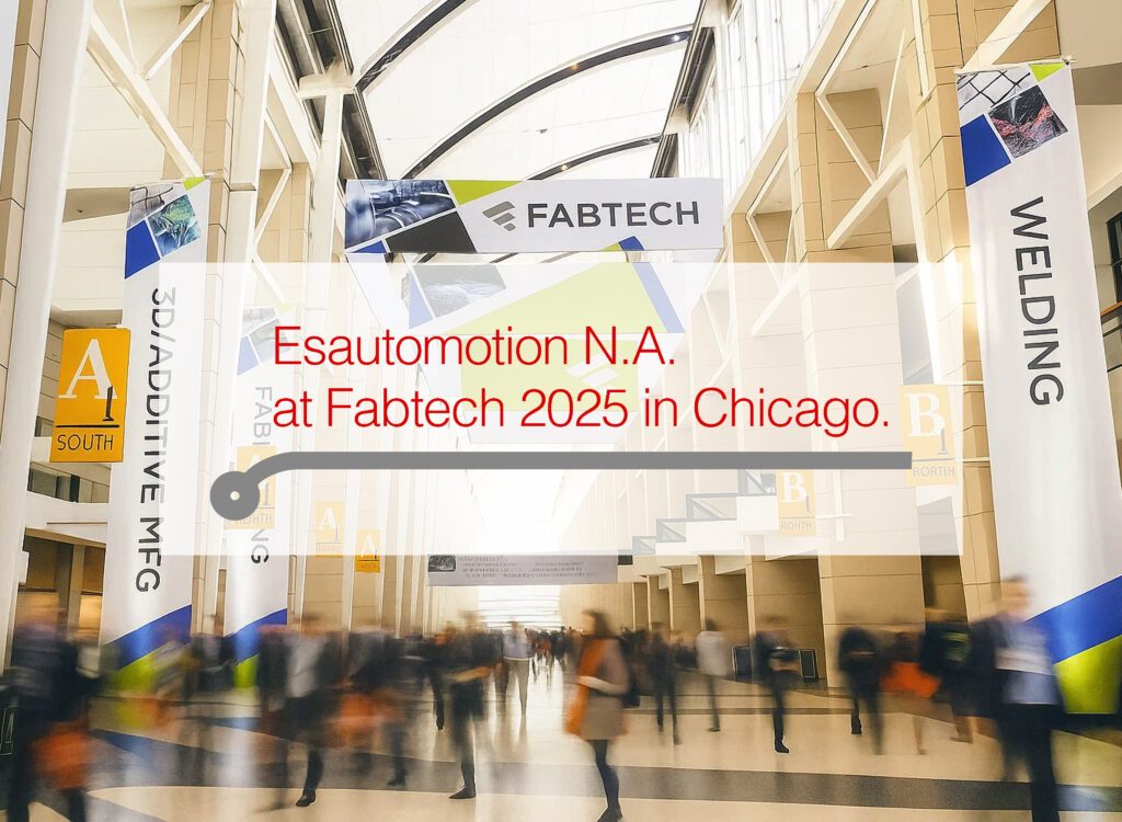 Esautomotion will have an official booth at FABTECH® 2025 edition, which will take place at McCormick Place from September 8th to 11th.