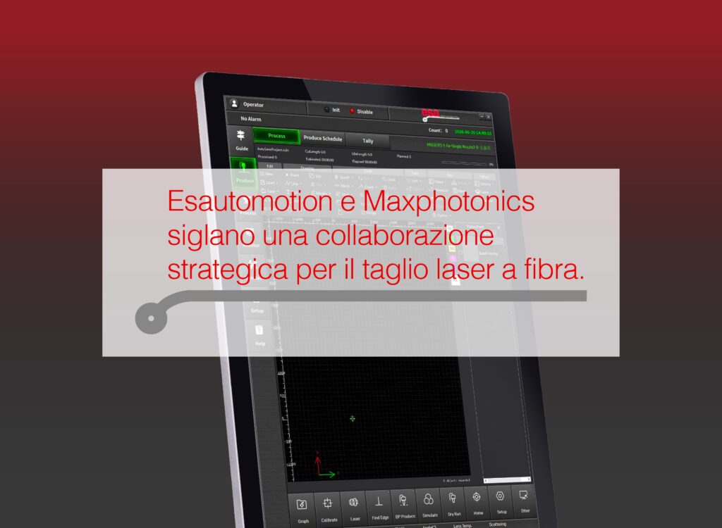 L’accordo unisce le competenze di Esautomotion nei sistemi CNC e nel motion control con la leadership tecnologica di Maxphotonics nelle sorgenti, nelle teste e nelle applicazioni laser, con l’obiettivo di sviluppare soluzioni integrate e competitive per i costruttori di macchine.
